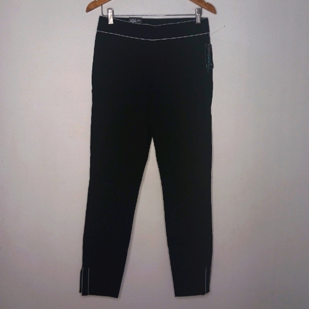 INC Black Skinny Leg Pants Stretchy Size 8